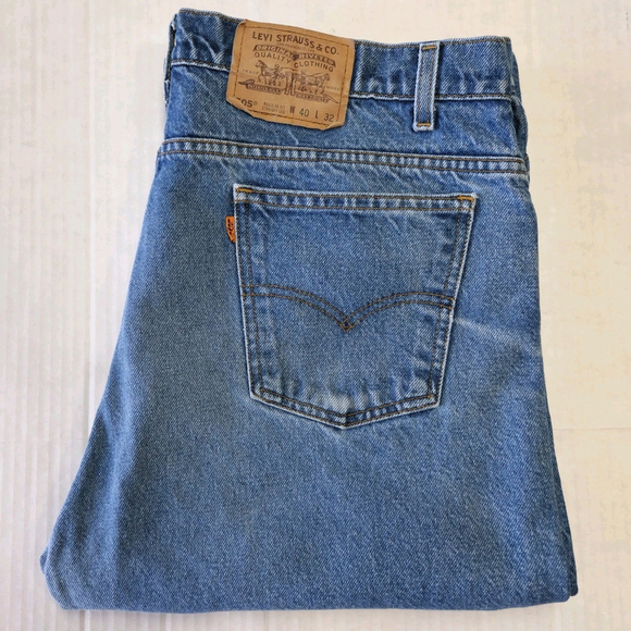 Vintage Levi’s 505 Orange Tab Jeans W40xL32 (Actual 37x31) 90s Regular Fit... - Picture 1 of 14